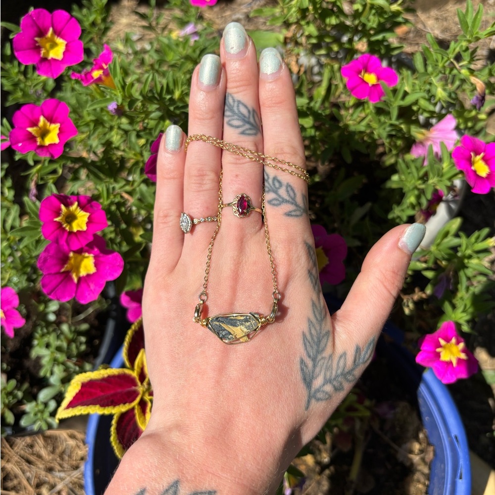 Rutile Hematite Mini Interchangeable Necklace - image 2